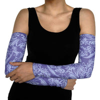 Tahiti Vareau Tiare Floral Arm Sleeves Monstera Palm Tropical Leaves LT01 - Polynesian Pride
