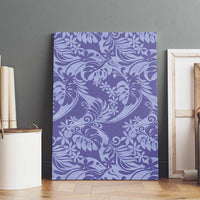Tahiti Vareau Tiare Floral Canvas Wall Art Monstera Palm Tropical Leaves - Polynesian Pride