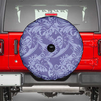 Tahiti Vareau Tiare Floral Spare Tire Cover Monstera Palm Tropical Leaves LT01 - Polynesian Pride