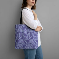 Tahiti Vareau Tiare Floral Tote Bag Monstera Palm Tropical Leaves LT01 - Polynesian Pride
