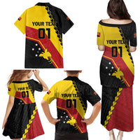 Custom PNG Family Matching Puletasi and Hawaiian Shirt The Kumuls Are On A Roll LT01 - Polynesian Pride