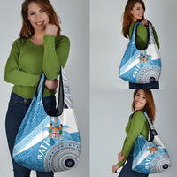 Fiji Rugby Bati Grocery Bag Tapa Pattern