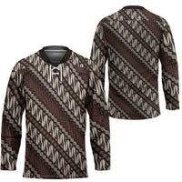 Yogyakarta Parang Batik Motifs Hockey Jersey Indonesian Traditional Pattern