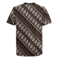 Yogyakarta Parang Batik Motifs Rugby Jersey Indonesian Traditional Pattern