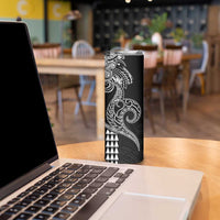 Hawaii Valentine Skinny Tumbler Kakau Polynesian Heart