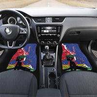 Haiti Le Marron Inconnu Car Mats Dashiki Mix Polynesian Pattern