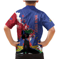 Personalised Haiti Le Marron Inconnu Family Matching Mermaid Dress and Hawaiian Shirt Dashiki Mix Polynesian Pattern LT01 - Polynesian Pride