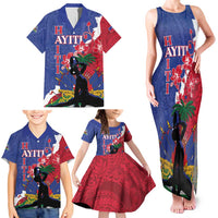 Personalised Haiti Le Marron Inconnu Family Matching Tank Maxi Dress and Hawaiian Shirt Dashiki Mix Polynesian Pattern LT01 - Polynesian Pride