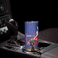 Personalised Haiti Le Marron Inconnu Skinny Tumbler Dashiki Mix Polynesian Pattern