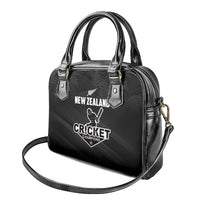 New Zealand Cricket Shoulder Handbag Aotearoa Black Cap Come On