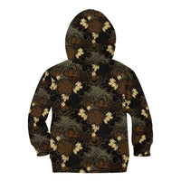 Javanese Batik Semen Kid Hoodie Indonesian Traditional Pattern