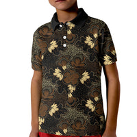 Javanese Batik Semen Kid Polo Shirt Indonesian Traditional Pattern