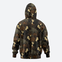 Javanese Batik Semen Zip Hoodie Indonesian Traditional Pattern