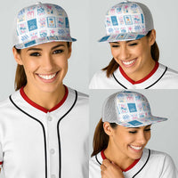 Hawaii Coastal Summer Postcard Baseball Net Cap LT01 - Polynesian Pride