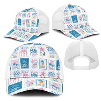 Hawaii Coastal Summer Postcard Mesh Trucker Cap LT01 - Polynesian Pride