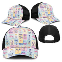 Aloha Summer Posters Grunge Textures Baseball Net Cap LT01 - Polynesian Pride