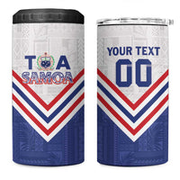 Custom Toa Samoa Rugby 4 in 1 Can Cooler Tumbler 1992-1993 Special Edition - Polynesian Pride