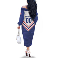 Custom Toa Samoa Rugby Family Matching Off The Shoulder Long Sleeve Dress and Hawaiian Shirt 1992-1993 Special Edition LT01 - Polynesian Pride
