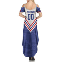 Custom Toa Samoa Rugby Family Matching Summer Maxi Dress and Hawaiian Shirt 1992-1993 Special Edition LT01 - Polynesian Pride