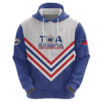 Custom Toa Samoa Rugby Zip Hoodie 1992-1993 Special Edition - Polynesian Pride