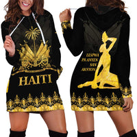 Haiti Neg Marron Gold Hoodie Dress Lespwa pa anyen san aksyon LT01 - Polynesian Pride