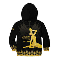 Haiti Neg Marron Gold Kid Hoodie Lespwa pa anyen san aksyon LT01 - Polynesian Pride