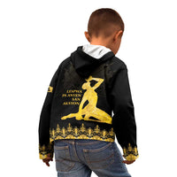 Haiti Neg Marron Gold Kid Hoodie Lespwa pa anyen san aksyon LT01 - Polynesian Pride