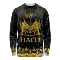 Haiti Neg Marron Gold Long Sleeve Shirt Lespwa pa anyen san aksyon LT01 Unisex Gold - Polynesian Pride
