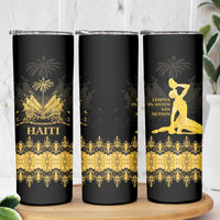 Haiti Neg Marron Gold Skinny Tumbler Lespwa pa anyen san aksyon LT01 - Polynesian Pride