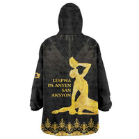 Haiti Neg Marron Gold Wearable Blanket Hoodie Lespwa pa anyen san aksyon LT01 - Polynesian Pride