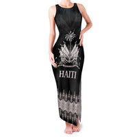 Haiti Neg Marron Silver Family Matching Tank Maxi Dress and Hawaiian Shirt Hope is Nothing Without Action LT01 Mom's Dress Silver - Polynesian Pride