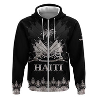 Haiti Neg Marron Silver Zip Hoodie Hope is Nothing Without Action