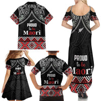 Aotearoa Toitu Te Tiriti Waitangi Family Matching Summer Maxi Dress and Hawaiian Shirt Proud To Be Maori LT01 - Polynesian Pride