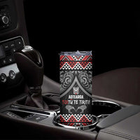 Aotearoa Toitu Te Tiriti Waitangi Skinny Tumbler Proud To Be Maori LT01 - Polynesian Pride