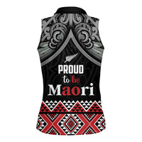 Aotearoa Toitu Te Tiriti Waitangi Women Sleeveless Polo Shirt Proud To Be Maori LT01 - Polynesian Pride
