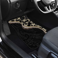 Beige Polynesian Starfish Unique Pattern Car Mats