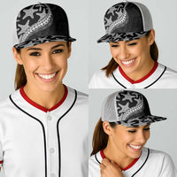 Monotone Polynesian Starfish Unique Pattern Baseball Net Cap