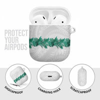 Hawaii Tropical Leaves AirPods Case Polynesian Pattern