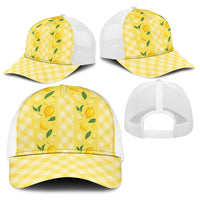 Hawaii Lemon Palaka Baseball Net Cap Striped Stylized