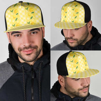 Hawaii Lemon Palaka Mesh Trucker Cap Striped Stylized