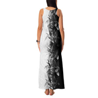 Hawaii Tropical Plant Monochrome Family Matching Tank Maxi Dress and Hawaiian Shirt Vibrant Polynesian Pattern LT01 - Polynesian Pride