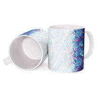 Hawaii Tropical Plant UliUli Ceramic Mug Vibrant Polynesian Pattern