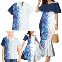 Hawaii Tropical Plant UliUli Family Matching Mermaid Dress and Hawaiian Shirt Vibrant Polynesian Pattern LT01 - Polynesian Pride