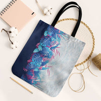 Hawaii Tropical Plant UliUli Tote Bag Vibrant Polynesian Pattern