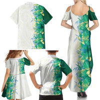 Hawaii Tropical Plant Omaomao Family Matching Summer Maxi Dress and Hawaiian Shirt Vibrant Polynesian Pattern LT01 - Polynesian Pride