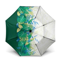Hawaii Tropical Plant Omaomao Umbrella Vibrant Polynesian Pattern