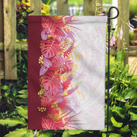 Hawaii Tropical Plant Akala Garden Flag Vibrant Polynesian Pattern