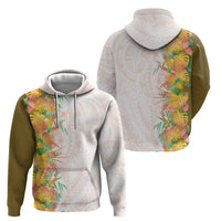 Hawaii Tropical Plant Lenalena Hoodie Vibrant Polynesian Pattern