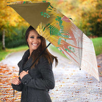 Hawaii Tropical Plant Lenalena Umbrella Vibrant Polynesian Pattern