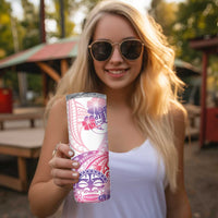Kia Ora Maori New Zealand Pastel Skinny Tumbler Sun Ta Moko Sweet Version LT01 - Polynesian Pride